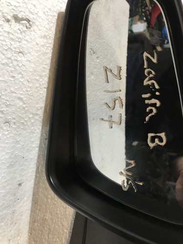 Vauxhall Zafira B Mk2 passenger Nearside Left NS wing mirror complete Silver - Picture 7 of 11