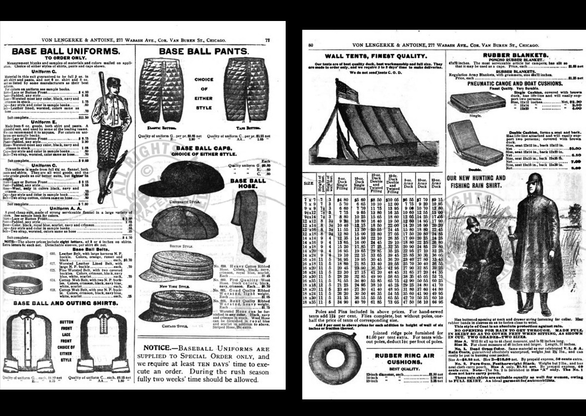 Catalogue Vintage Von Lengerke & Antoine 1920 – Pêche, Appâts, Couteaux, Illustré, Bon état