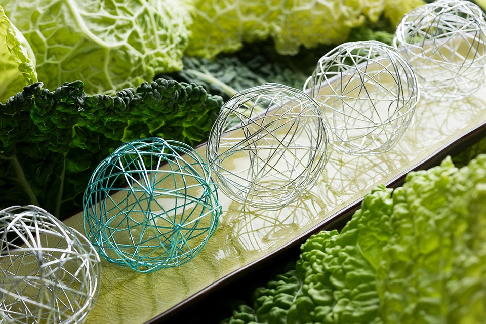 6 Stück Drahtbälle Ø 50 mm 16 Farben Streudeko Tischdekoe Drahtkugel Dekokugel - Bild 4 von 4