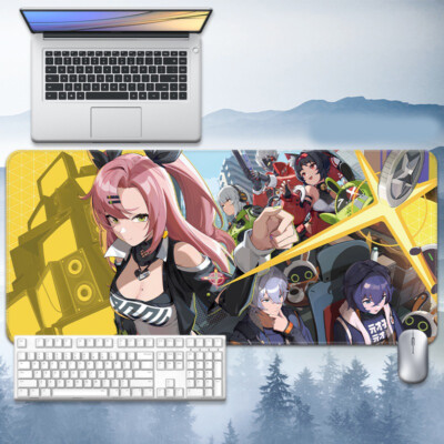 Anime Zenless Zone Zero Keyboard Mouse Pad Gaming Desk Playmat Mouse Mat Y21