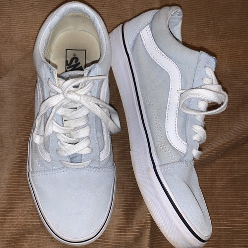 vans light blue suede
