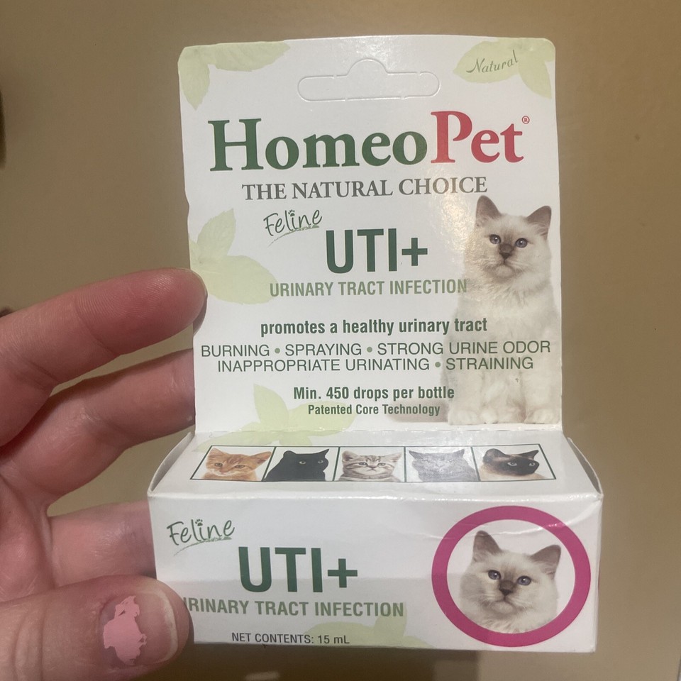 HomeoPet UTI Plus Urinary Tract Infection Drops 0.5fl. oz For Cats