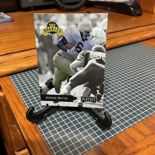 1993 Playoff #294 Jerome Bettis RC Rookie Notre Dame - Los Angeles Rams NFL HOF - Picture 4 of 14