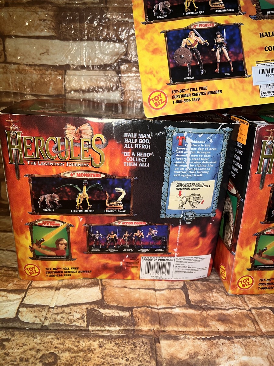 未使用 BREYER ナットクラッカー プリンス 2009 箱付 フィギュア Hercules Chain Breaking Strength, Labyrinth Snake, Graegus ToyBiz