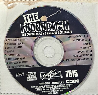 SC7515      FOUNDATION 1  SOUND CHOICE KARAOKE CDG lot k