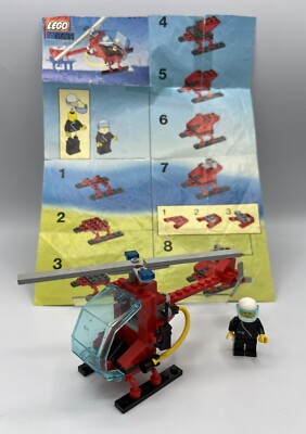 Vintage LEGO Town 6534 Flame Chaser (1991) - 100% Complete* + Manual - Read