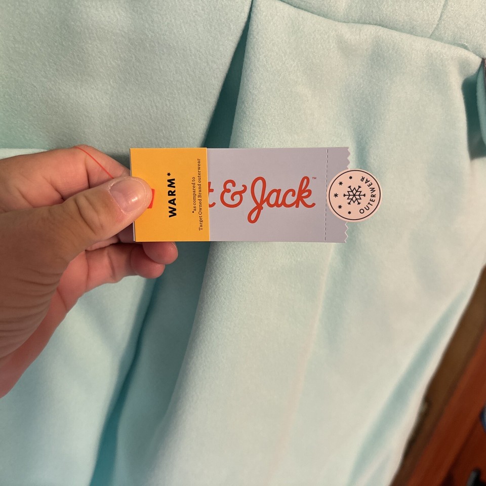 Jacket Cat & Jack Warm Girls Large 1012 Dressy Coat Peacoat Faux Fur