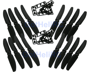 GemFan-5030-5x3-BLACK-MultiRotor-propeller-CW-CCW-Mini-250mm-Quadcopter-16pcs