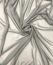 Gray Sheer High Chiffon polyester Fabric 58" wide