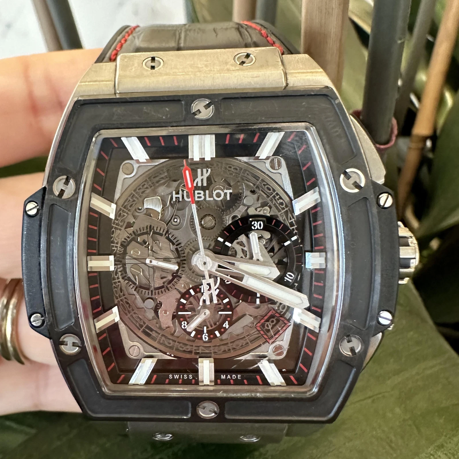Hublot — Hublot Spirit of Big Bang Chronograph Titanium Ceramic Sapphire Dial 45mm Watch