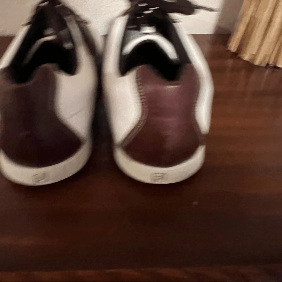 FootJoy Contour Casual Golf Shoe. White and Brown. Size 11.5. Good Condition! - Изображение 3 из 4