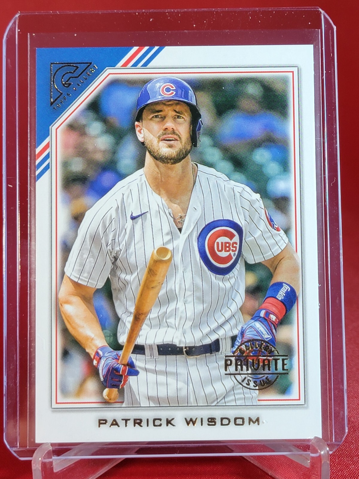 2022 Topps Gallery Patrick Wisdom GALLERY PRIVATE ISSUE #206/250 Chicago Cubs