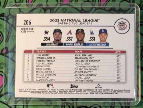 RONALD ACUNA JR 2018-2024 Cards ⚾ U PICK 🔥 Topps RC Parallel Mojo Refractor ASG - Picture 285 of 323