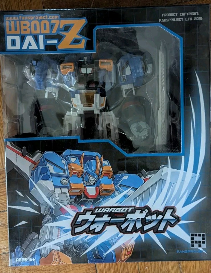Transformers FansProject Warbot DAI-Z WB007 FPJ Dai Atlas W/Comic Book