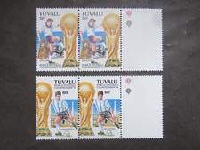 1994 Tuvalu Mi-Nr. TV 688 + 689 FIFA Weltcup World Cup U.S.A postfrisch