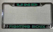 UND FIGHTING SIOUX License Plate Frame!