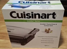 Cuisinart Griddler Panini Press & Contact Grill Model GR-1 (New Open Box)
