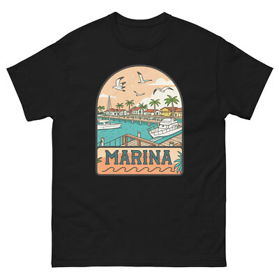 Marina Everyday Location Building Place T-Shirt