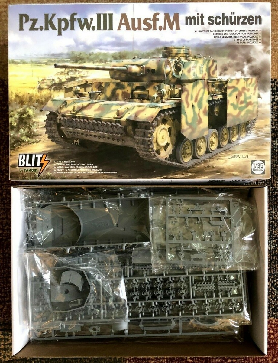 1/35 German Pz.Kpfw. III Ausf. M mit Schurzen ~ NEW TAKOM