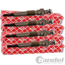 4x FEBI GLÜHKERZEN passend für OPEL ASTRA F CARAVAN CC CORSA B VECTRA B CARAVAN