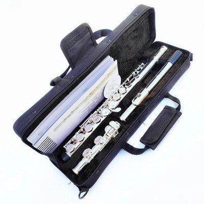 YF-471 Flute 16 Hole with E Key YF-271 Silver Plated Flute C Key White Copper 