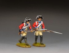 BR093 - "Redcoats Advancing Forward" Set 2 - AWI - King and Country