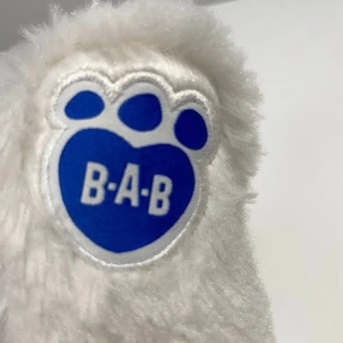 Build A Bear White White Snow Bear Snow Hugs Blue Accents Stuffed Animal BAB - Image 3 of 4