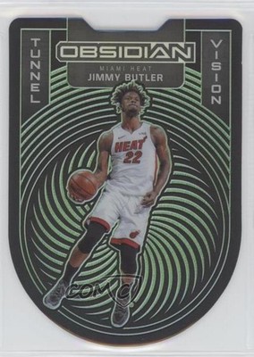 2020 Panini Obsidian Tunnel Vision Electric Etch Green 9/25 Jimmy Butler #9 7y2