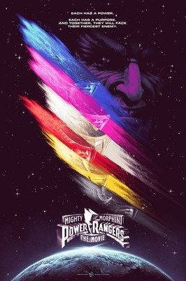 Mighty Morphin Power Rangers The Movie Poster By Matt Ryan Tobin Poster