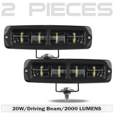 2x 6in Led Driving Work Light Bar Offroad Fog Pods Spot Flood Suv Atv Motorcycle 2x 6in Led Driving Work Light Bar Offroad Fog Pods Spot Flood Suv Atv Motorcycle