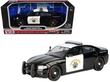 2023 Dodge Charger Pursuit Police Car "California Highway Patrol" Black and Whit