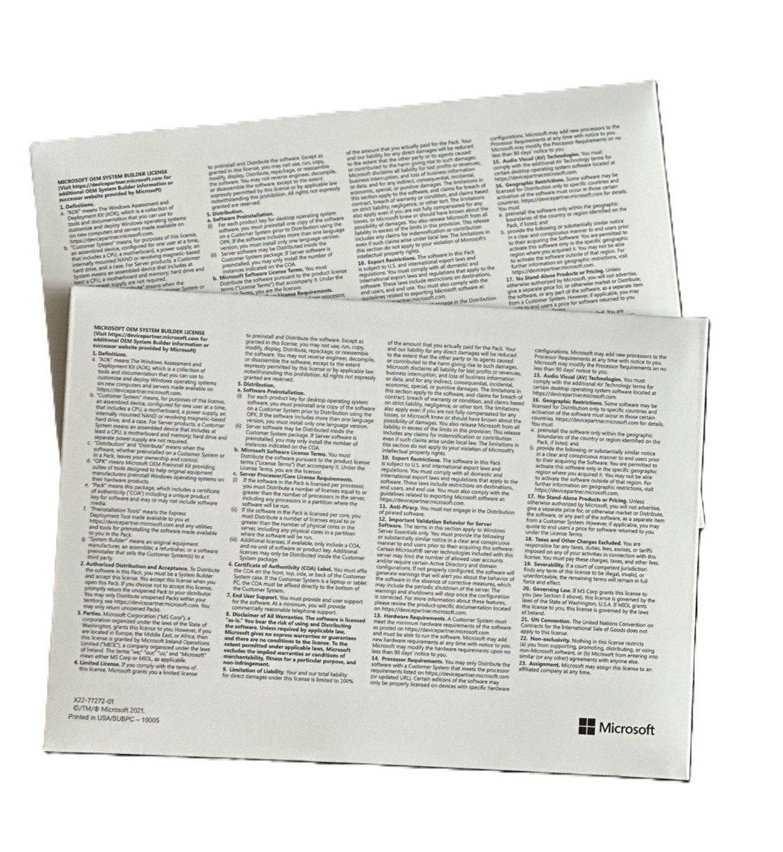 Microsoft Windows 11 Professional 64-bit OEI DVD - English for