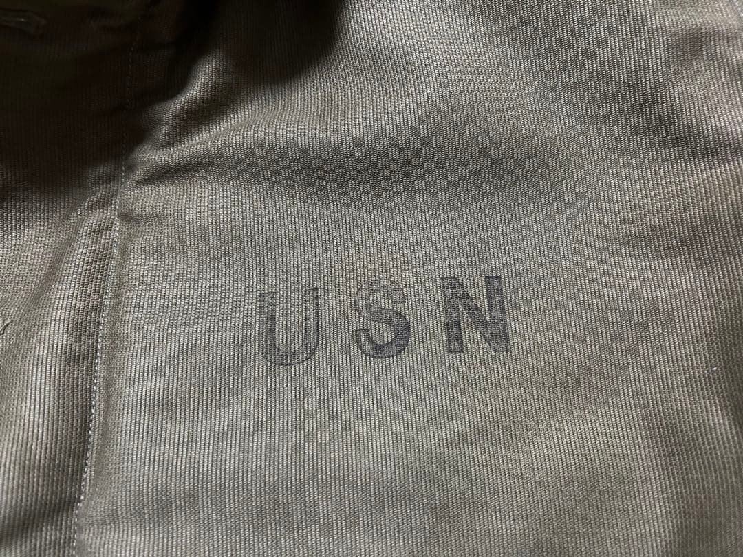 Buzz Rickson's N1 Deck Jacket Olive M Vintage Mil… - image 3