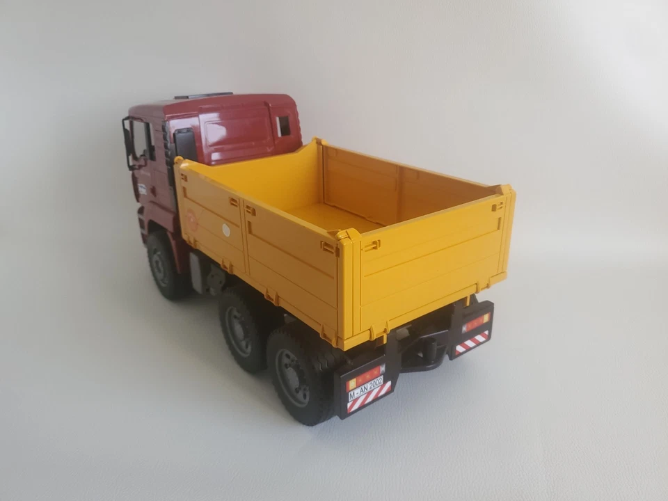 Camion Dumper Bruder MAN TGA 41.440 41Cm Scala 1/16 Cantiere & Costruzione TBE - Immagine 4 di 4