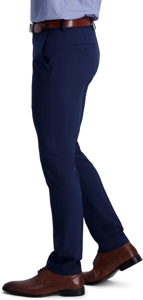 kenneth cole reaction men's modern fit stretch dress pant Shop Slim-Fit Stretch Twill Dress Pant, Black