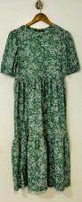 Sportsgirl - Women's Green Floral Dress (Size XS)