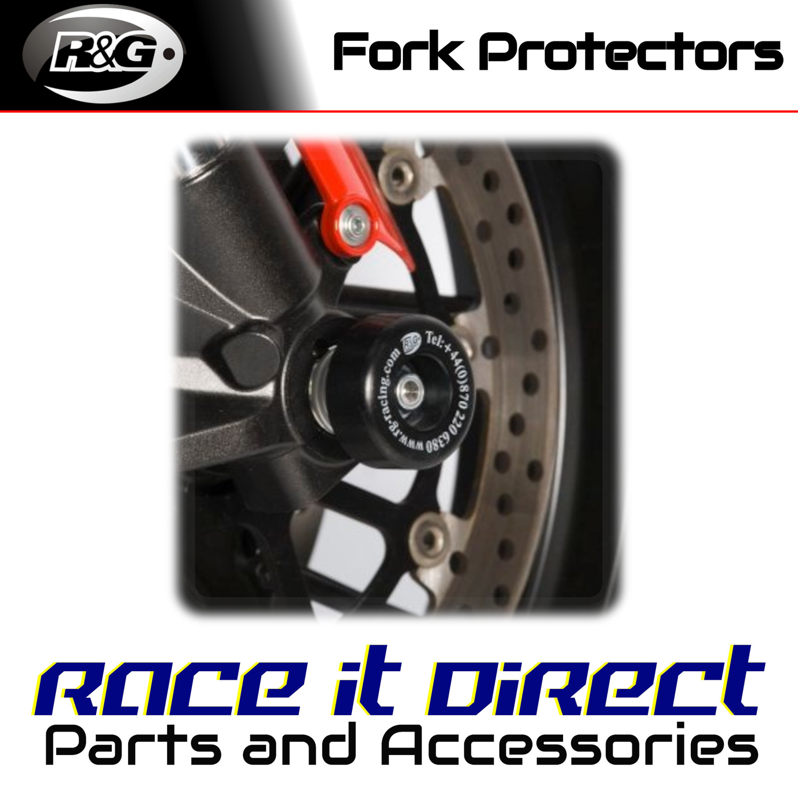 Fork Protectors for Ducati Monster 696 2008-2014 R&G