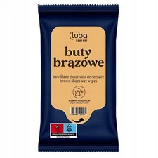 Luba Comfort Brown Shoes Wet Wipes 15 pcs.
