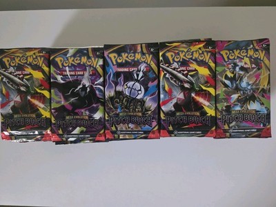 89x Pokemon Mega Evolution Pitch Black Booster Packs Factory Sealed TCG Lot