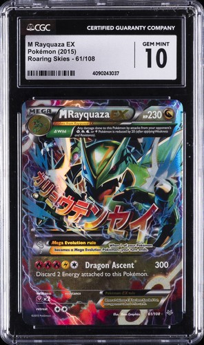 M Rayquaza-EX graded CGC 10 for sale on eBay