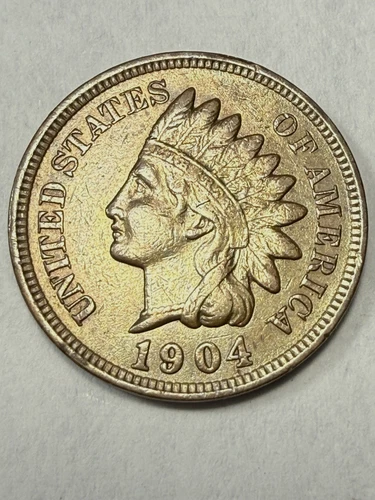 ** 1904 UNC. RED BROWN INDIAN HEAD CENT- (GREAT UPGRADE FOR YOUR SET) TONER 🔥**