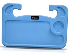 2 in 1 Car Steering Wheel Desk  Steering Wheel Tray for Laptop Car Mount Blue