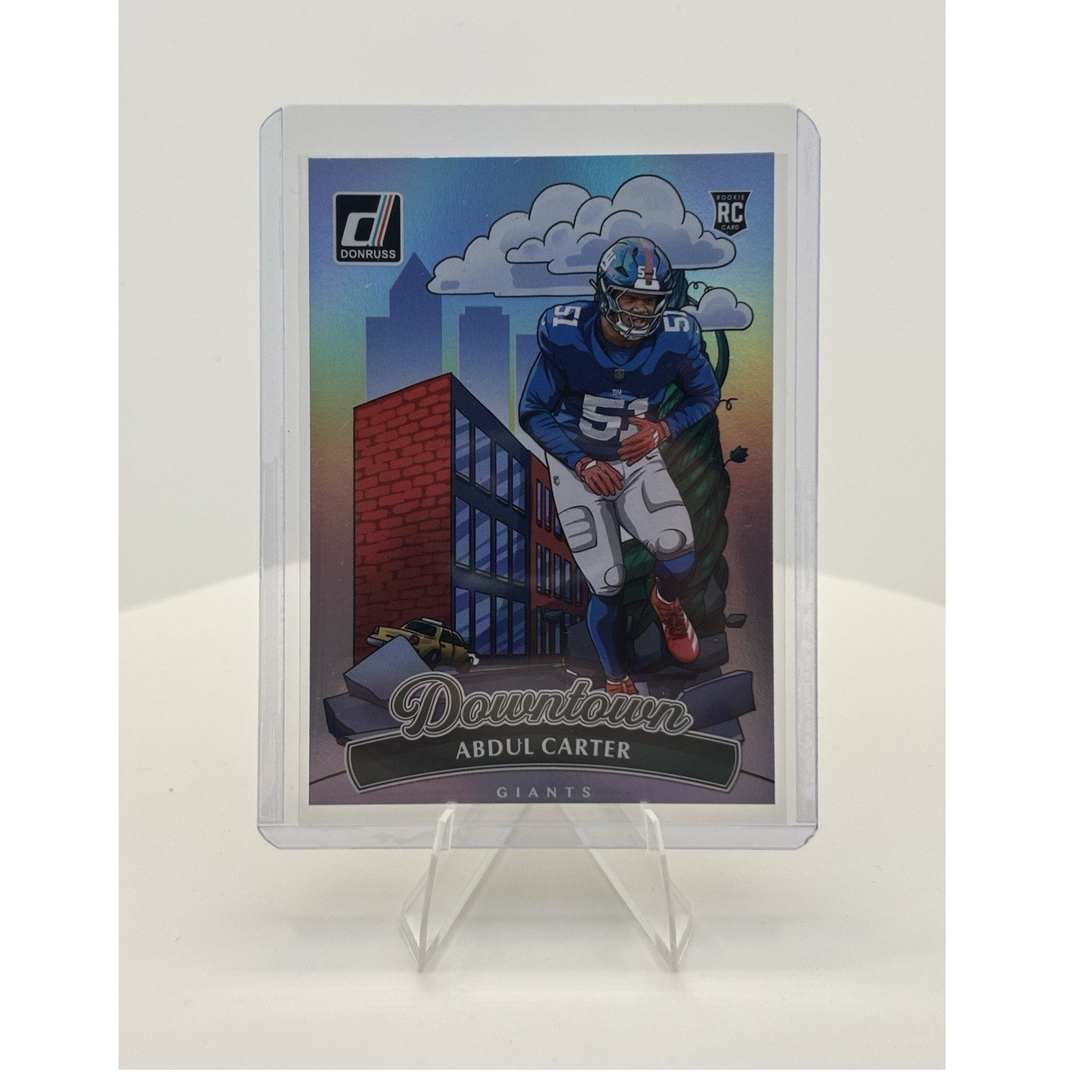 2025 Panini Donruss Optic Downtown Rookie Abdul Carter #20 Giants Insert