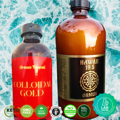 Ormus Monatomic Gold 32oz & Colloidal Gold 8oz - Crystals Spiritual wellness