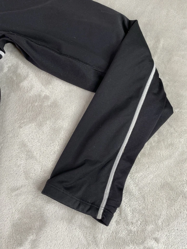 Pullover H&M Running Sport Hombre Atlético Negro 1/4 Cremallera Manga Larga Talla Grande Foto 3 de 4