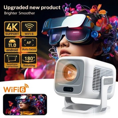 Beamer - 500 ANSI Native 1080P | Autofokus | Android 11 | WiFi 6 | BT5.4