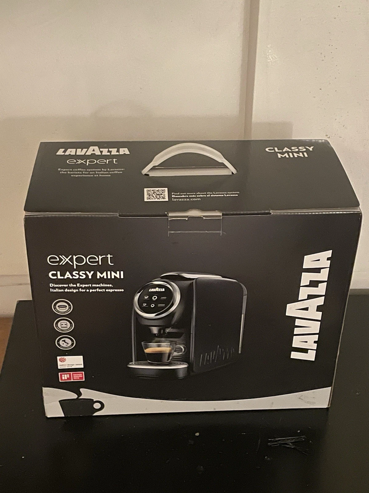 Lavazza Classy Blue Mini Espresso Maker In Black