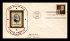 US COVER ALEXANDER G BELL FAMOUS AMERICANS FDC SCOTT 893 PASTED ON CACHET