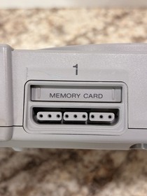 PlayStation 1 Console Gray 1998 + Controller Bundle WORKS & CLEAN