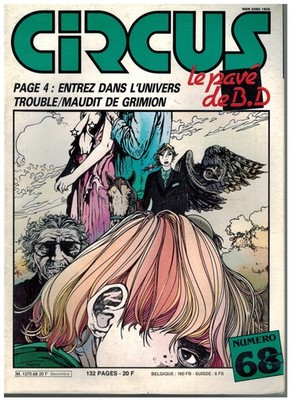 Circus Le Pave' 68 Glenat 1983 Makyo Juillard Font Brunel Bourgeon